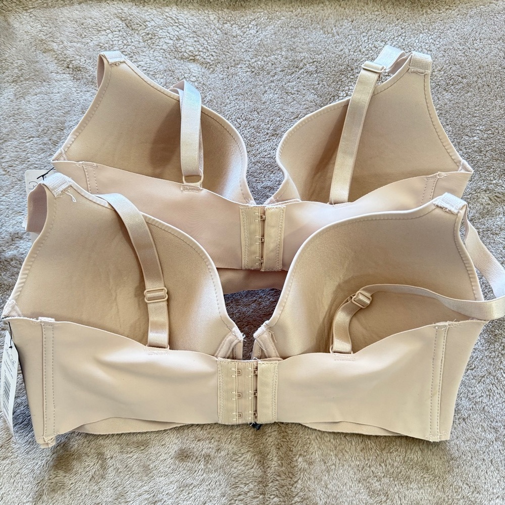 Rene Rofe Cream T-Shirt underwire Bra - Picture 2 of 3